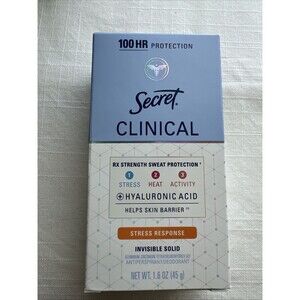 Secret Clinical Strength Invisible Solid Antiperspirant Stress Response 1.6 oz